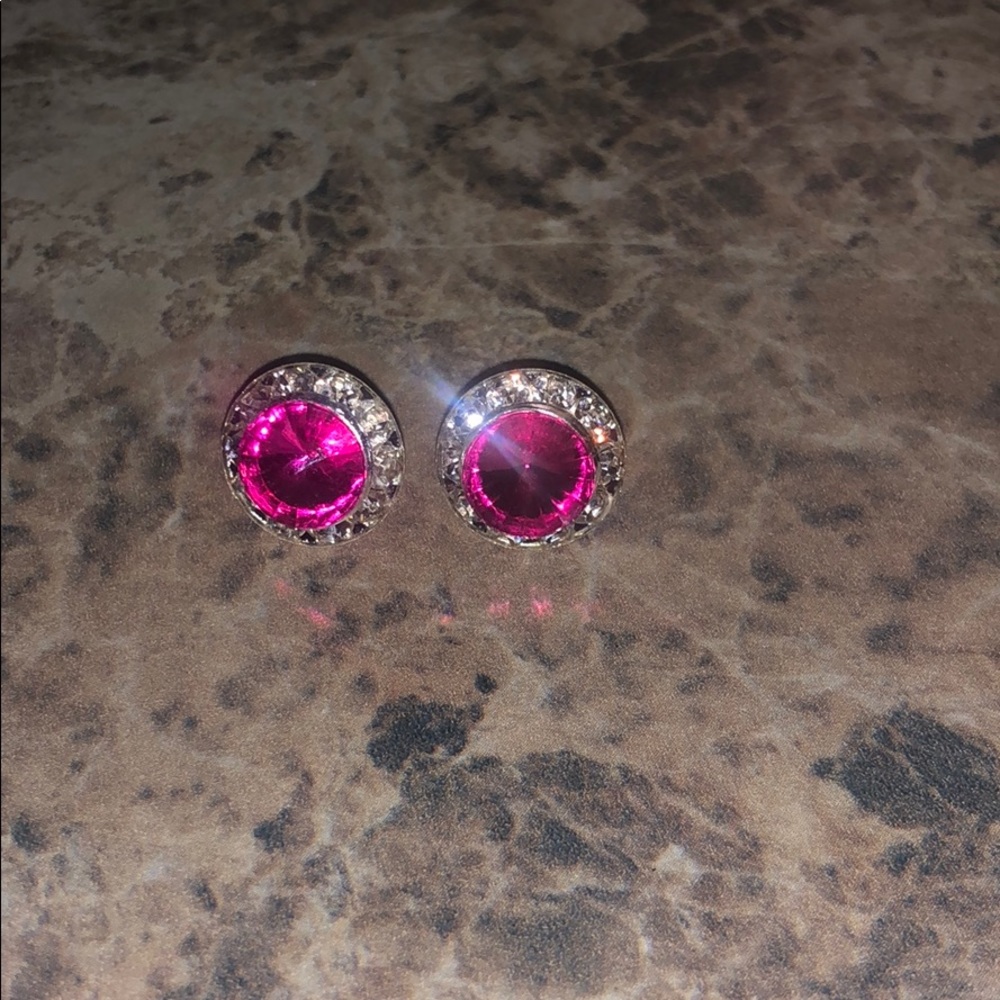 Pink Competition earrings